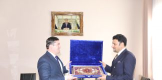 СОСТОЯЛАСЬ ВСТРЕЧА РЕКТОРА ТНУ С ПОСЛОМ ИСЛАМСКОЙ РЕСПУБЛИКИ АФГАНИСТАН В РЕСПУБЛИКИ ТАДЖИКИСТАН