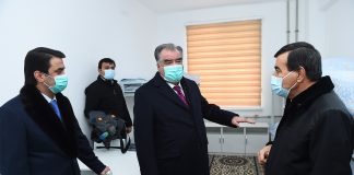 Ифтитоҳи бинои 12-ошёнаи хобгоҳи рақами 8-и Донишгоҳи миллии Тоҷикистон дар шаҳраки донишҷӯён