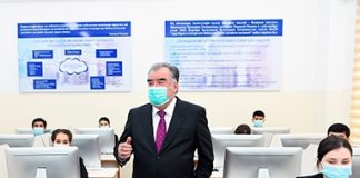 Opening of a new academic building of the Finance and Economics Faculty of the Tajik National University