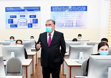 Opening of a new academic building of the Finance and Economics Faculty of the Tajik National University