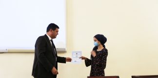 «ШАҲОДАТНОМА»-И КУРСИ ДӮЗАНДАГӢ БА ДОНИШҶӮДУХТАРОНИ ДМТ