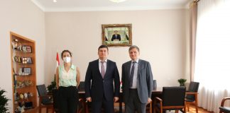 Посол Франции в Республике Таджикистан Мишель Тарран посетил университет