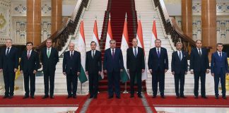 Meeting with heads of delegations taking part in the meeting of the SCO Council of Foreign Ministers