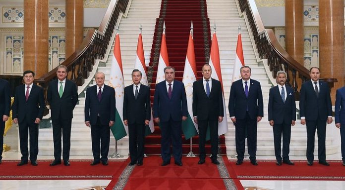 Meeting with heads of delegations taking part in the meeting of the SCO Council of Foreign Ministers