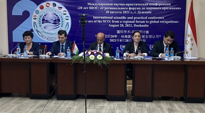INTERNATIONAL SCIENTIFIC AND PRACTICAL CONFERENCE «20 YEARS OF SCO: FROM REGIONAL FORUM TO GLOBAL RECOGNITION»