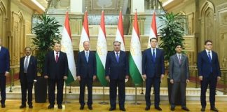 President Emomali Rahmon Meets Heads of Delegations Taking Part in the SCO Security Council Secretaries Meeting