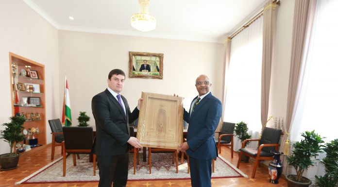 Встреча ректора и Главы представительства ЮНИСЕФ в Таджикистане