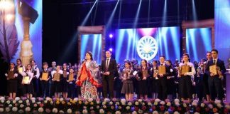 Церемония награждения победителей финального тура республиканского конкурса «Мудрости зари сияние — книга»