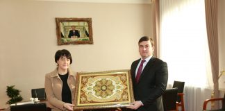 Встреча ректора со Специальным докладчиком ООН по вопросу торговли людьми, особенно женщинами и детьми г-жой Шивон Маллалли
