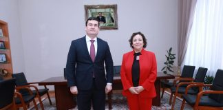Г-ЖА СЕЗИН СИНАНОГЛУ, ПОСТОЯННЫЙ КООРДИНАТОР ООН В ТАДЖИКИСТАНЕ ПОСЕТИЛА ТНУ