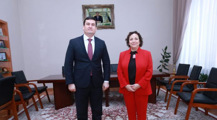 MS. SEZIN SINANOGLU, UN RESIDENT COORDINATOR IN TAJIKISTAN VISITED TNU