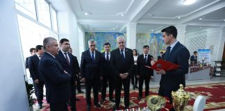 ИШТИРОК ДАР МАРОСИМИ ҶОИЗАСУПОРИИ ҒОЛИБОНИ ОЛИМПИАДАҲОИ ФАННӢ -2022