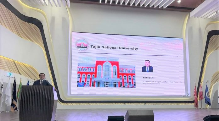 Проректор по международным отношениям Гаффорзода И.Г. принял участие в 8-ой Генеральной Ассамблеи Сети университетов Шелкового пути