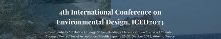 4th International Conference on Environmental Design (ICED2023)