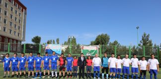 ОҒОЗИ МУСОБИҚАИ ФУТБОЛИ ХУРД БАХШИДА БА РӮЗИ ҶАВОНОН