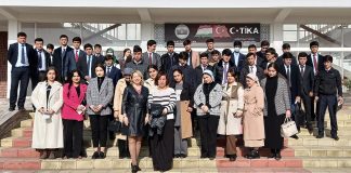ВСТРЕЧА СТУДЕНТОВ ТНУ С ПРЕДСТАВИТЕЛЕМ ООО»НАЗАРИ ДОНИШ»
