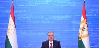 Паёми шодбошӣ ба муносибати 34-солагии истиқлоли давлатӣ