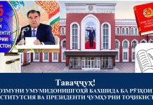 ОБЩЕУНИВЕРСИТЕТСКИЙ КОНКУРС, ПОСВЯЩЁННЫЙ ДНЮ КОНСТИТУЦИИ И ДНЮ ПРЕЗИДЕНТА РЕСПУБЛИКИ ТАДЖИКИСТАН