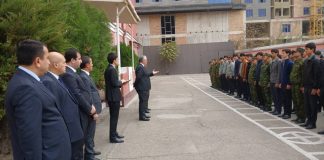 БОЗДИДИ РОҲБАРИЯТ АЗ КАФЕДРАИ ҲАРБИИ ДМТ