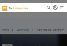 ДОНИШГОҲИ МИЛЛИИ ТОҶИКИСТОН ДАР ҚАТОРИ БЕҲТАРИН ДОНИШГОҲҲОИ “QS” ОСИЁ–2026