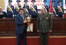 ДАСТАИ ФУТБОЛБОЗОНИ ДМТ (ДОНИШҶӮДУХТАРОН) ҒОЛИБИ ҶОМИ ВАЗИРИ МУДОФИАИ ҶУМҲУРИИ ТОҶИКИСТОН ГАРДИДАНД